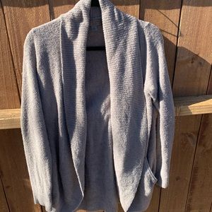 Barefoot Dreams CozyChic Lite cardigan Gray Size Medium